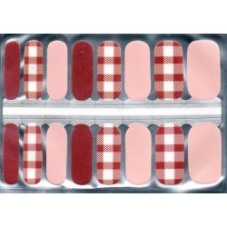 Raspberry Gingham